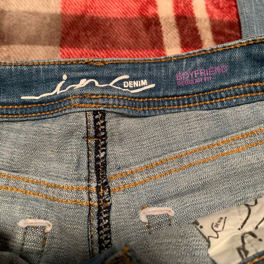 Inc Sequin Patchwork Boyfriend Jeans - image 6